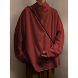 暗黑系新中式O风冰丝小众设计高堆领长袖t恤T09-P55控78，男装T恤，电商A005-1