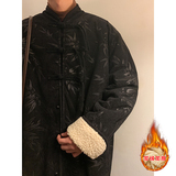 新中式J盘扣树叶暗花灯芯绒羊羔毛夹克棉衣外套男JK17-P135控158，男装棉衣，电商A005-1