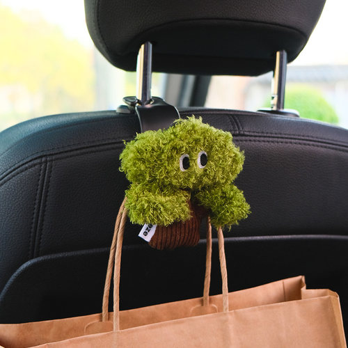 切慕毛绒放青松汽车车载椅背挂钩