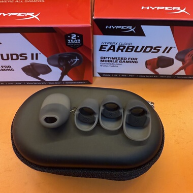 HyperX云雀2耳机原装耳塞硅胶耳套原配拆机件游戏ear budsll一2代