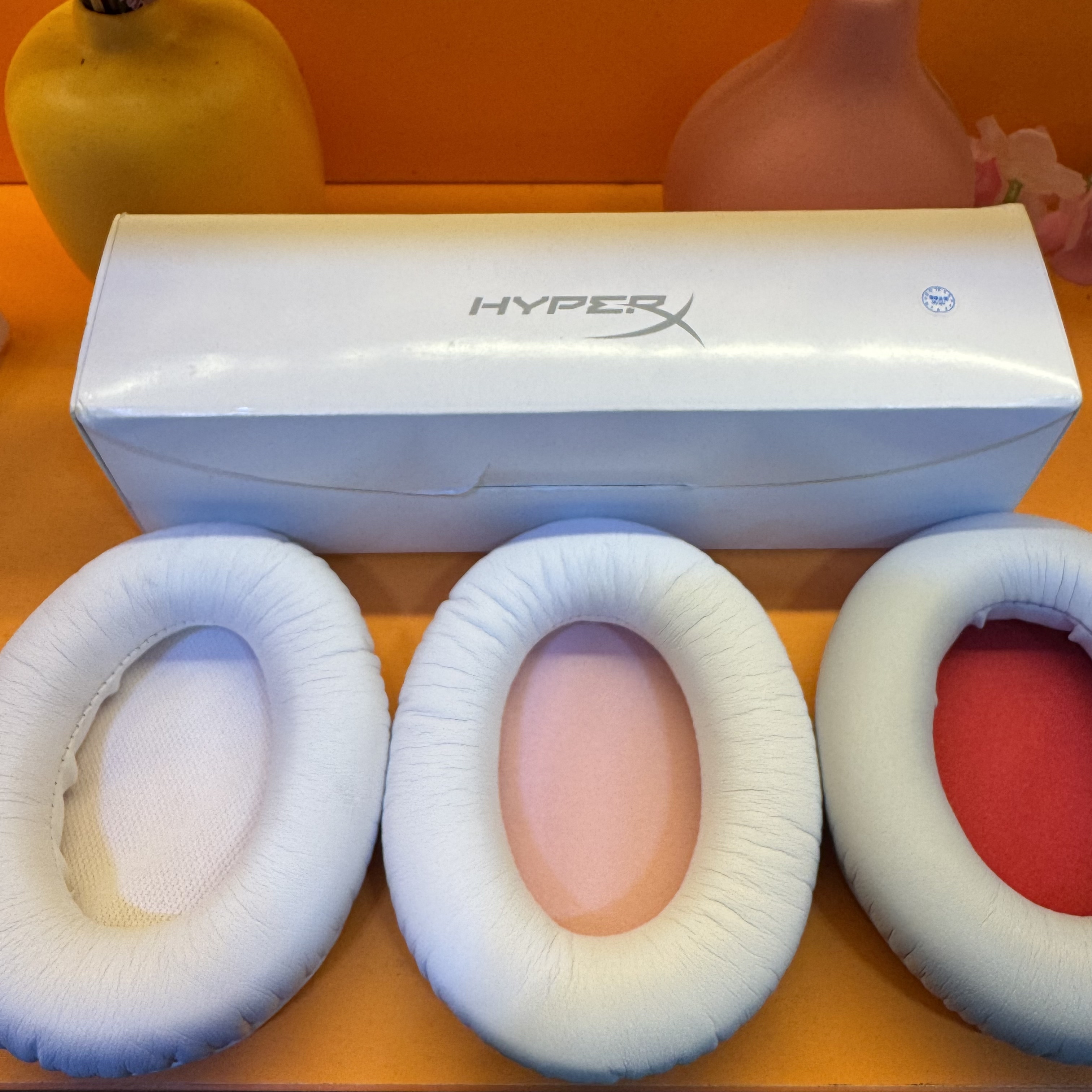 原装配件极度未知飓风3白色头戴式耳机海绵套耳罩棉垫更换维修