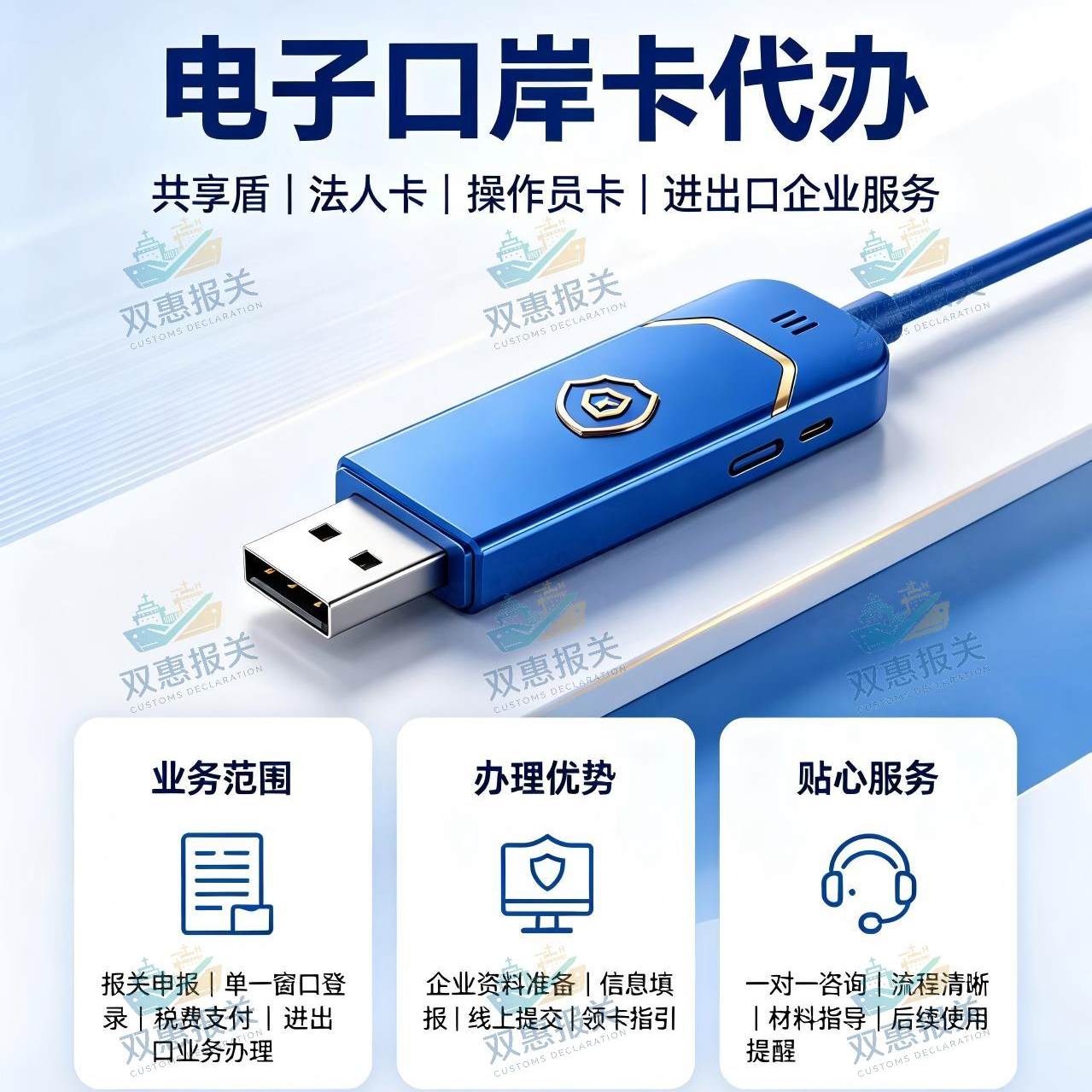 代办电子口岸卡 进出口权办理经营许可资质备案跨境电商出口退税