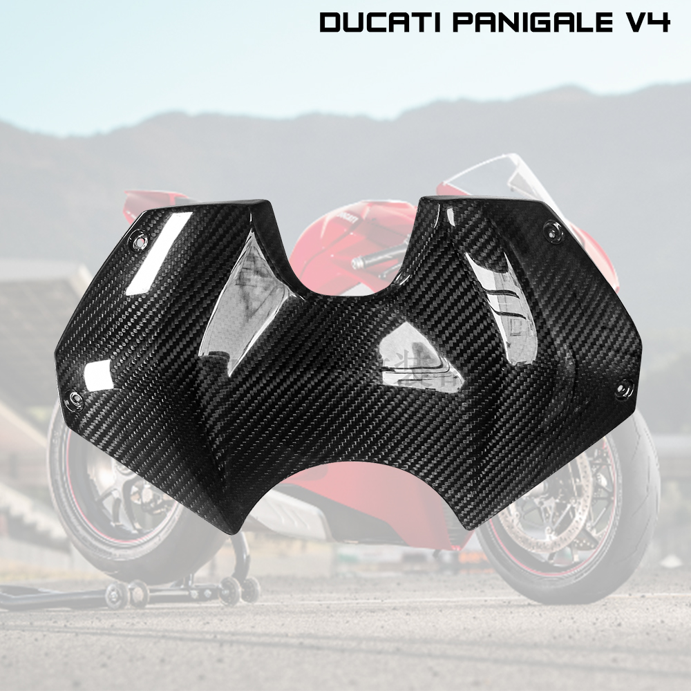 适用于杜卡迪 PANIGALE V4 V4S V4R 改装碳纤维前油箱盖 油箱上罩