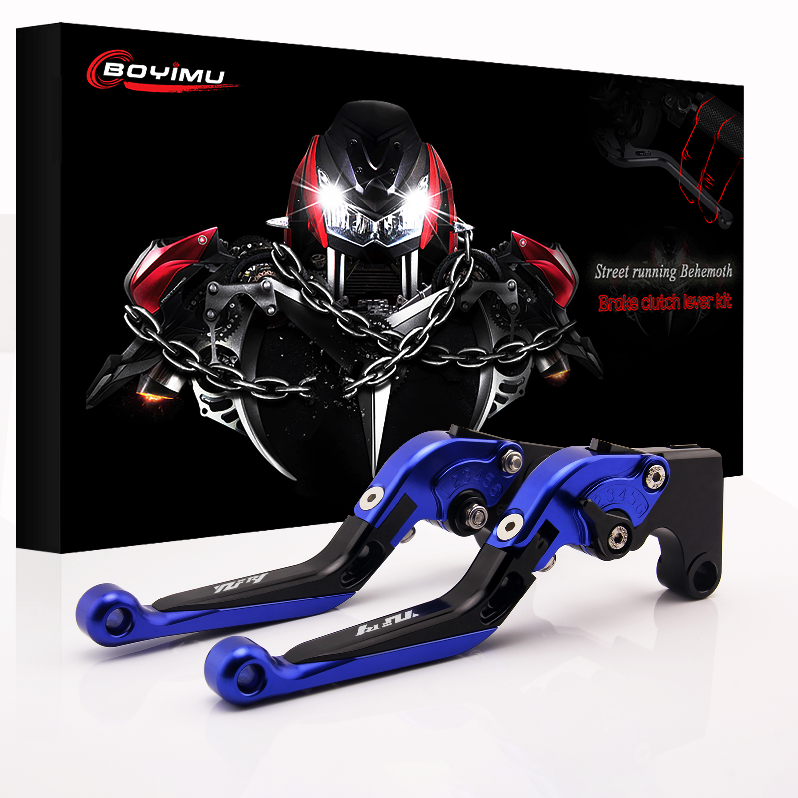 BOYIMU 雅马哈 YZF-R1/R3/R6/R25 改装CNC 离合手把拉杆 刹车牛角