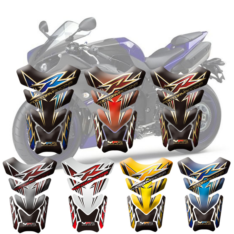 适用于雅马哈 YZF R1 R6摩托车改装装饰油箱贴纸保护贴膜鱼骨贴花