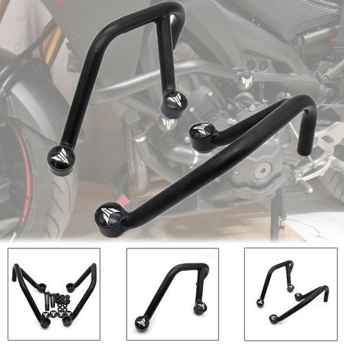 爆款摩托车改装 YAMAHA MT-09 13-18年 改装发动机保护杆 防撞杆