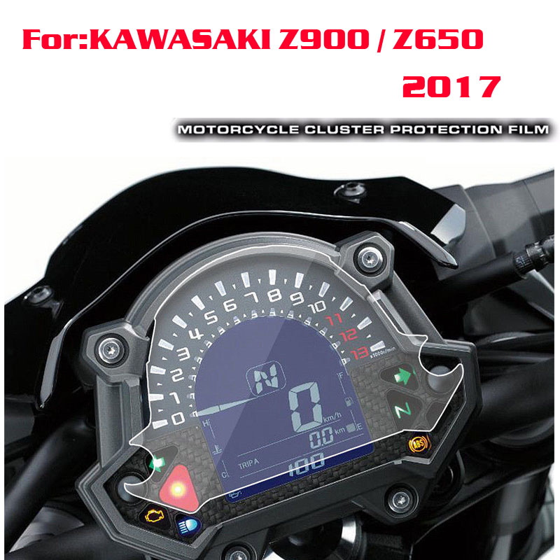 川崎 z900 z650 17仪表贴膜摩托车仪表保护膜 Z900 17年改装配件