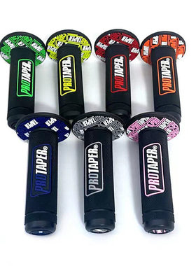 摩托车越野踏板通用改装PROTAPER手把胶套越野车踏板车117mm把套