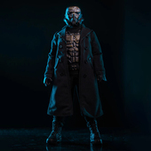 男 SHF 6寸动人偶方大头蚂蚁素体双排扣四色中长款 风衣 包邮