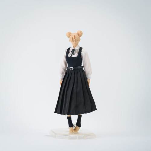 小芳艾琳娜6寸蜗之壳长百褶裙