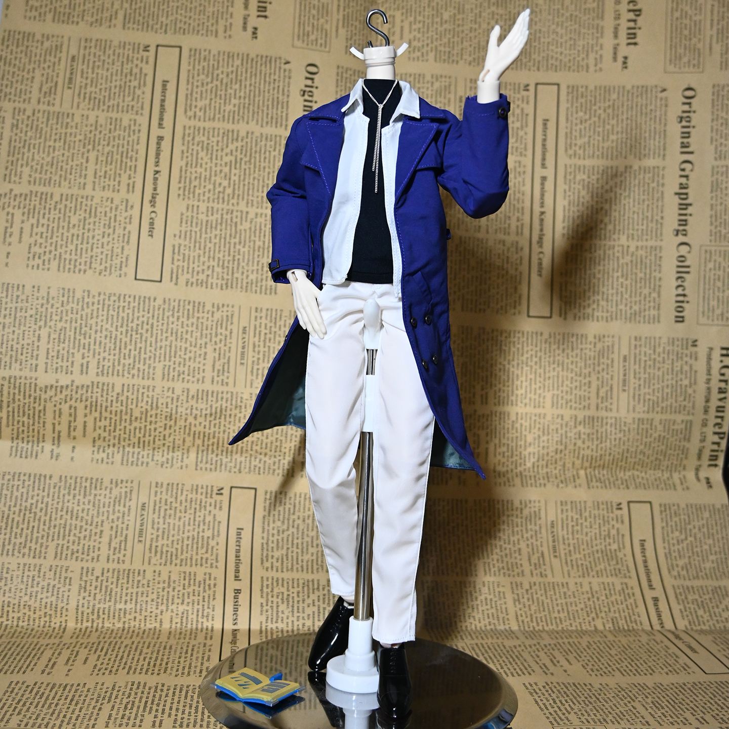 阿巳特6分bjd特体阿已30CM特六娃衣风衣衬衣背心西裤