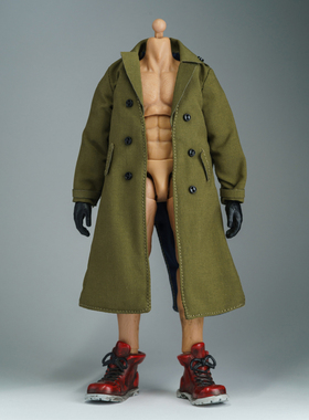 1/12 SHF 6寸动人偶方大头bjd北冥8 蚂蚁 女生素体中长款风衣包