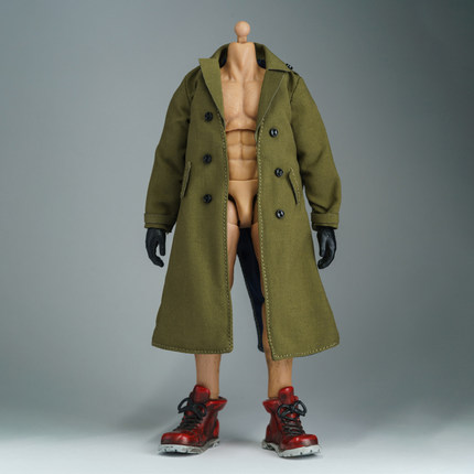 1/12 SHF 6寸动人偶方大头bjd北冥8 蚂蚁 女生素体中长款风衣包