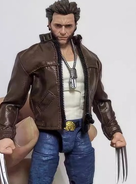 现货1/12FRS6寸ml金钢狼romankey无界方大头蚂蚁ant 立领皮夹克