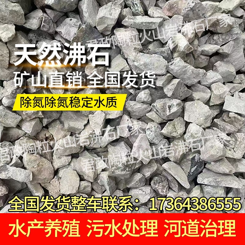 沸石颗粒滤料人工湿地过滤污水处理填料高效除磷氨氮沸石矿山直供