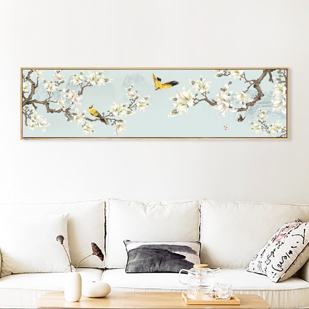 白玉兰装饰画,白玉兰素描_大山谷图库
