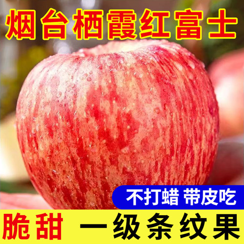 烟台苹果当季水果栖霞红富士