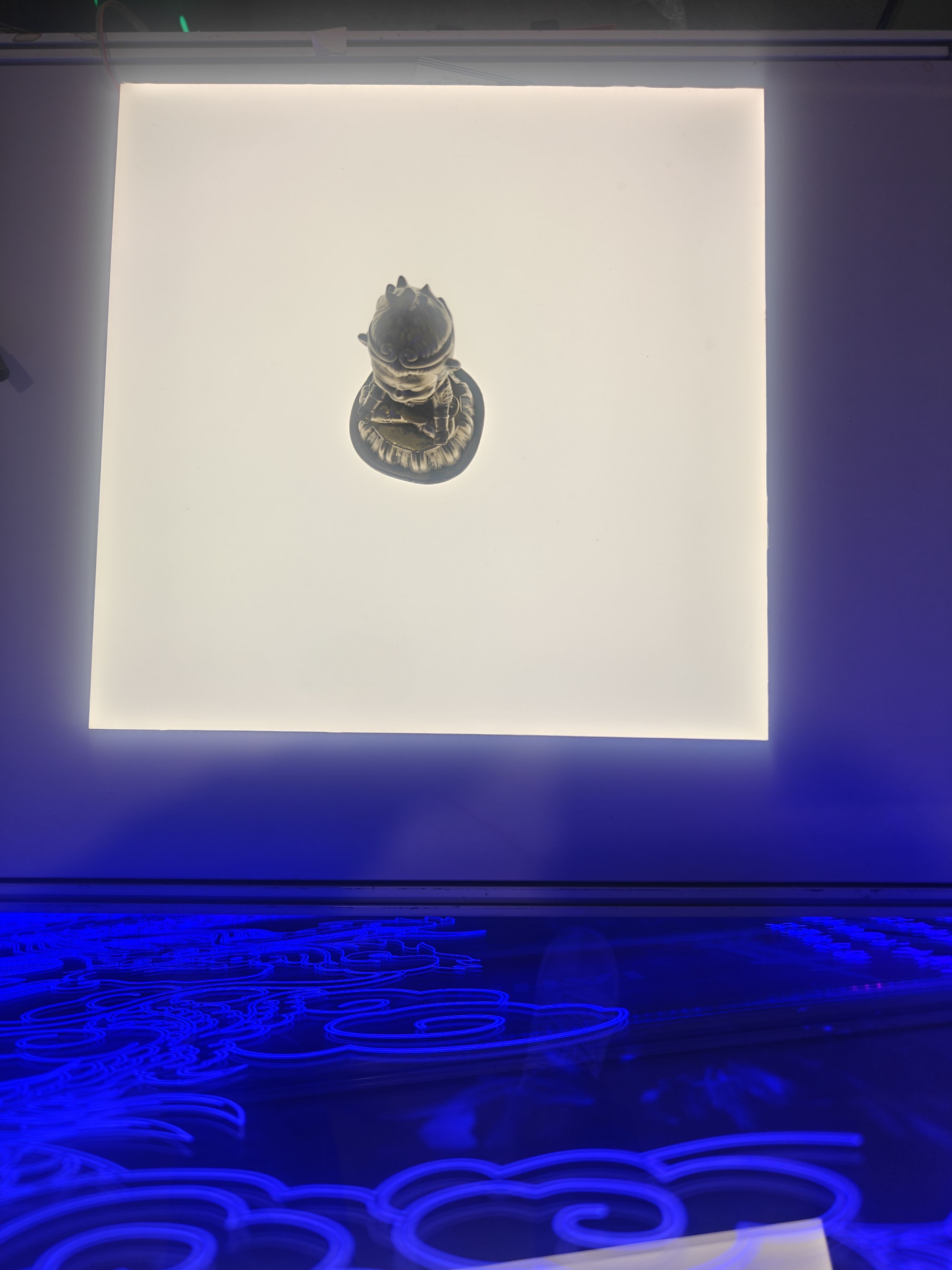 LED亚克力激光打点导光板发光背光源无边框发光板异形定制