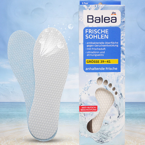 BALEA芭乐雅清香型吸汗超薄鞋垫