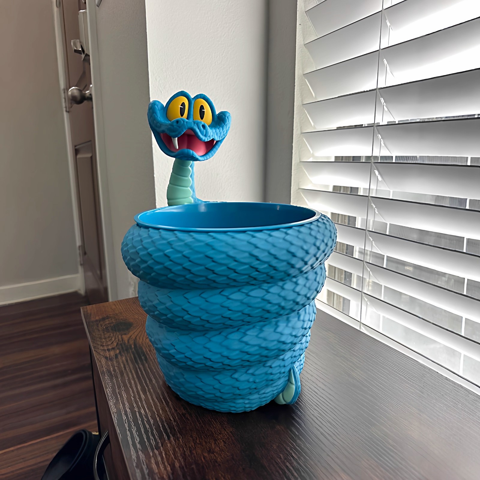 盖瑞蛇爆米花桶疯狂动物城周边零食收纳桶卡通多功能大容量置物架