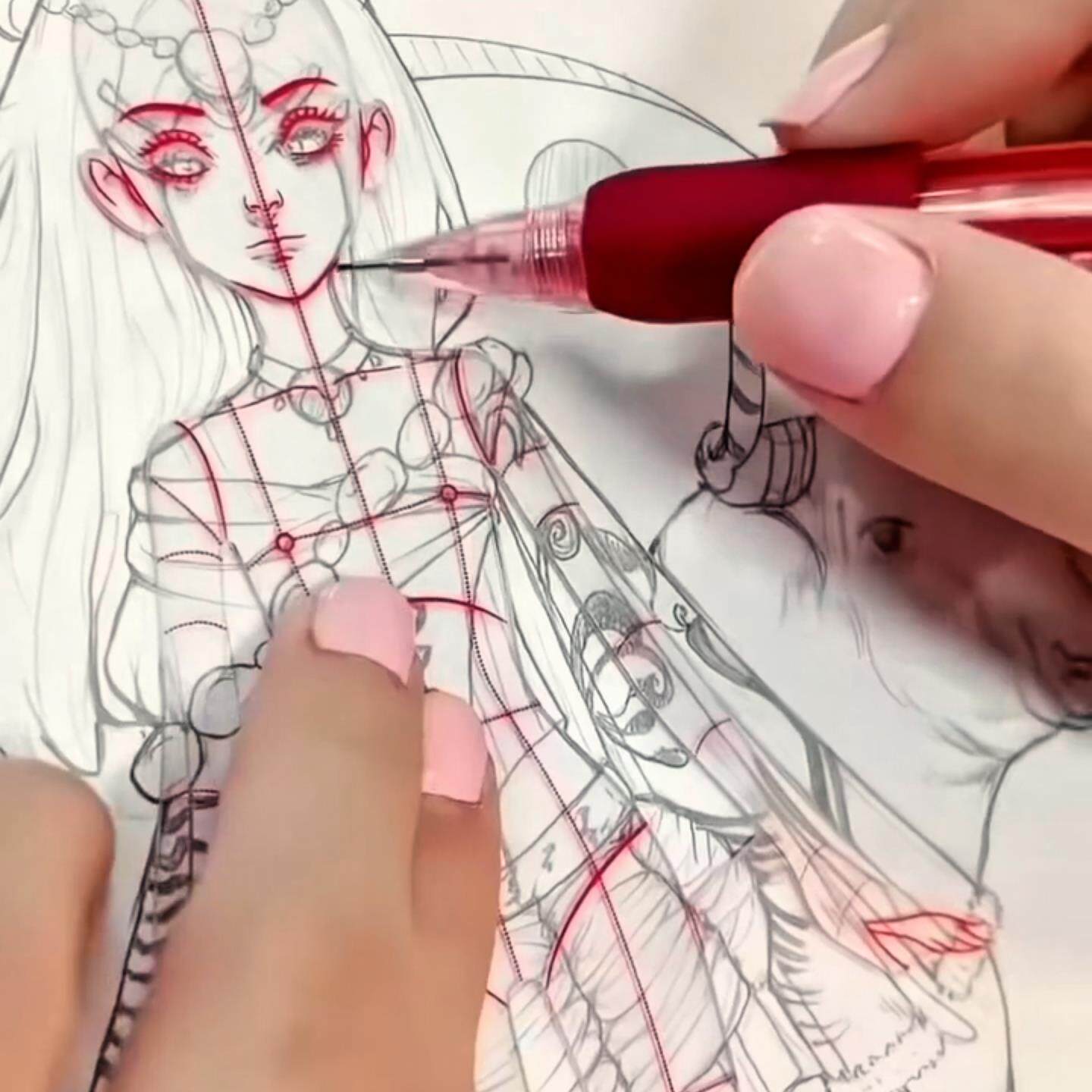 人体模板尺创意服装设计工具尺女装时装尺人体绘图多功能比例尺