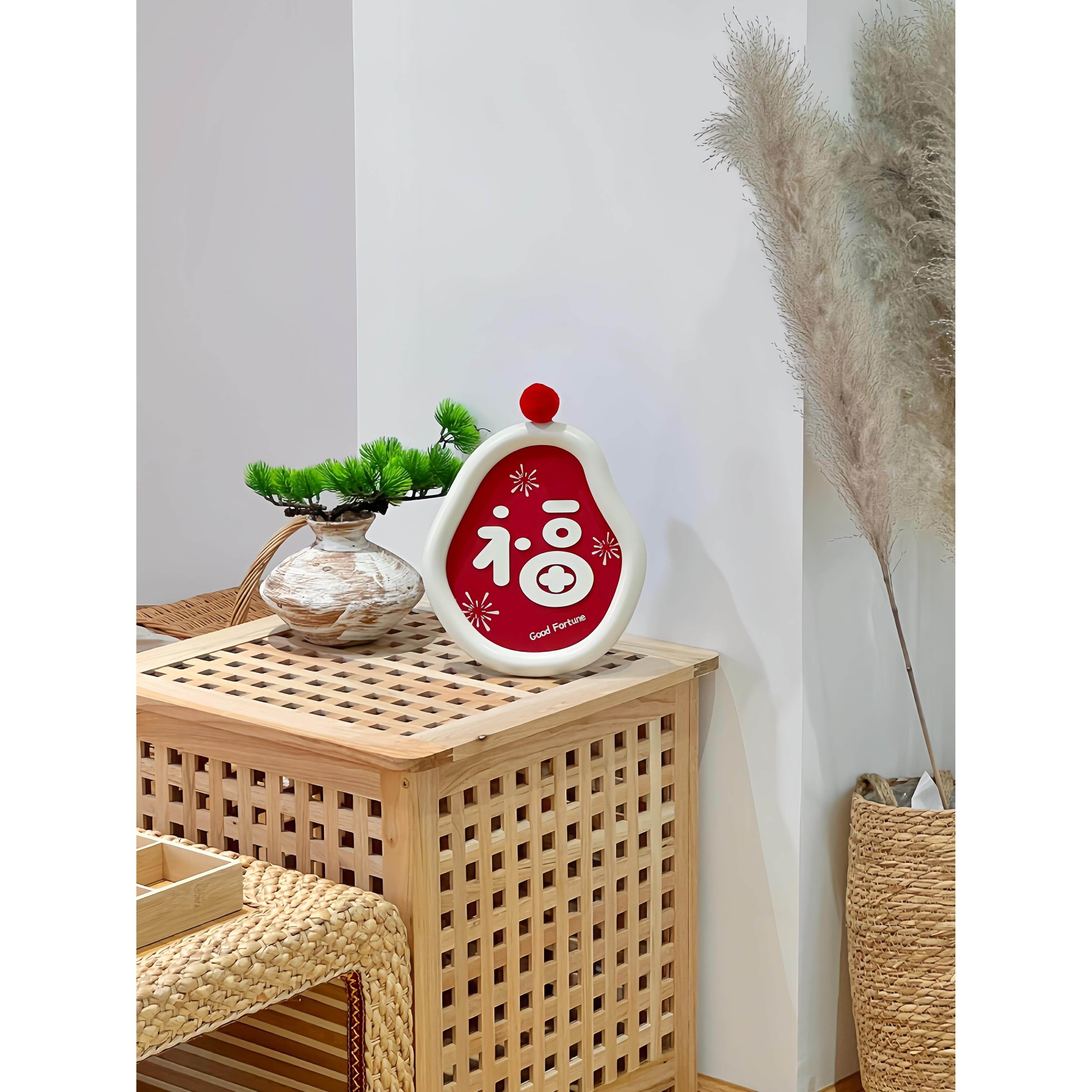 2026年新款福字摆件春节元旦入户门玄关餐桌客厅高级氛围感装饰品,家居饰品,装饰摆件,淘宝优惠券,粉丝福利购,淘宝优惠卷