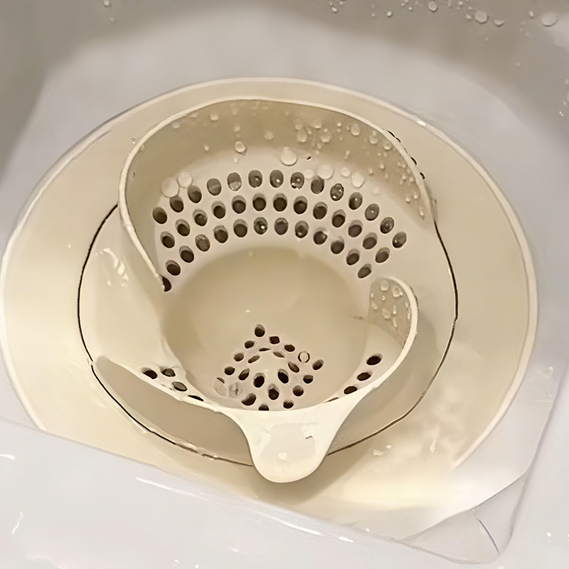 浴室地漏过滤网防头发旋涡浴室收集器下水道旋转防虫防堵过滤网