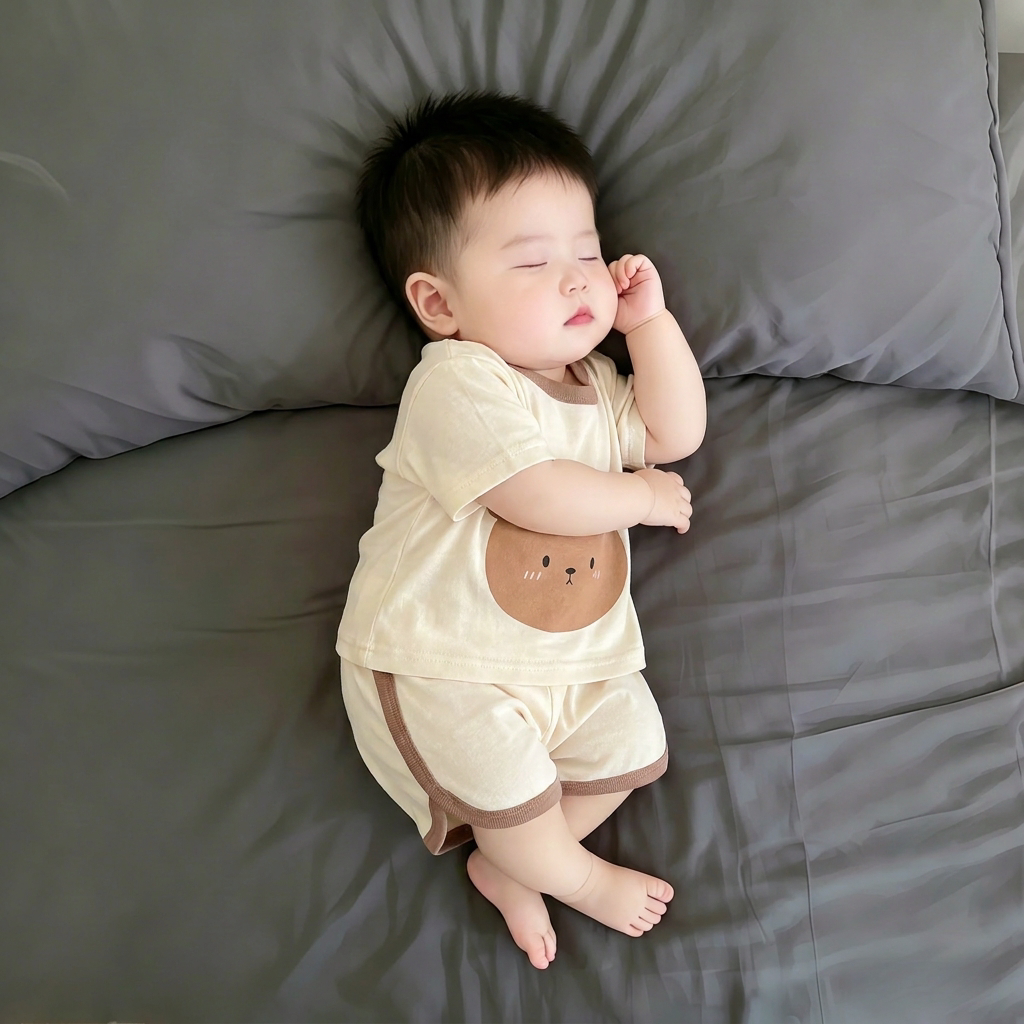 小月龄宝宝夏天衣服超萌穿搭外出服儿童套装2026新款女时尚洋气