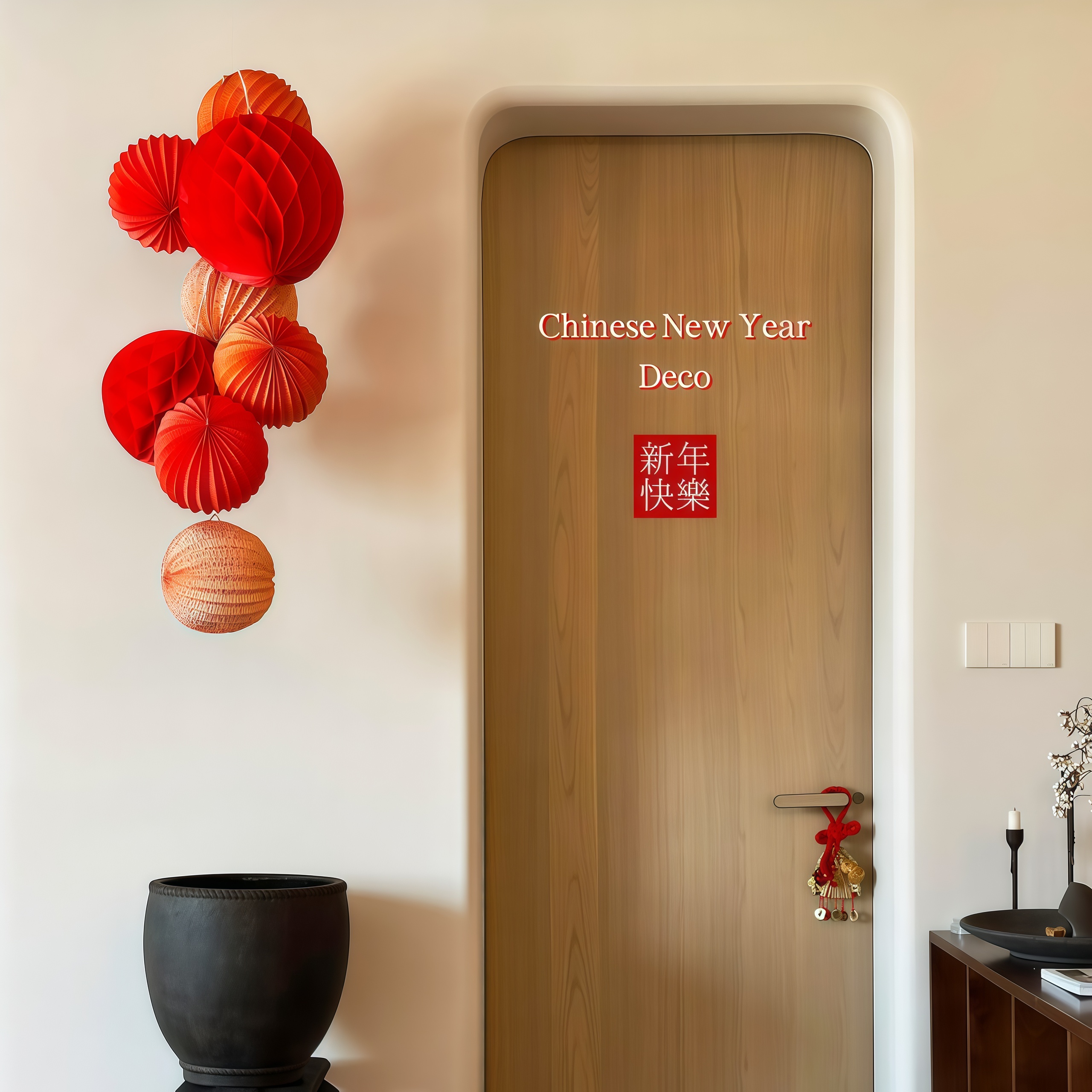 灯笼2026新年装饰挂件diy商铺橱窗氛围感装扮元旦室内外拍照打卡