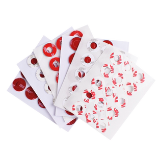 带孔胶带定制同心圆双面胶3m胶圆形强力小胶圆贴圆点贴无痕胶胶贴