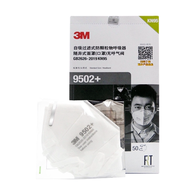 正品3M口罩9502V+防沙尘面罩KN95