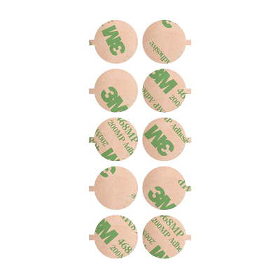 3M带耳朵双面胶小撕手透明圆形贴