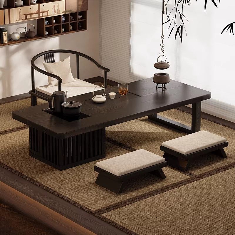 实木茶桌椅组合客厅榻榻米飘窗几禅意矮几茶室泡茶台烧水壶一体,住宅家具,炕几/飘窗几,淘宝优惠券,粉丝福利购,淘宝优惠卷