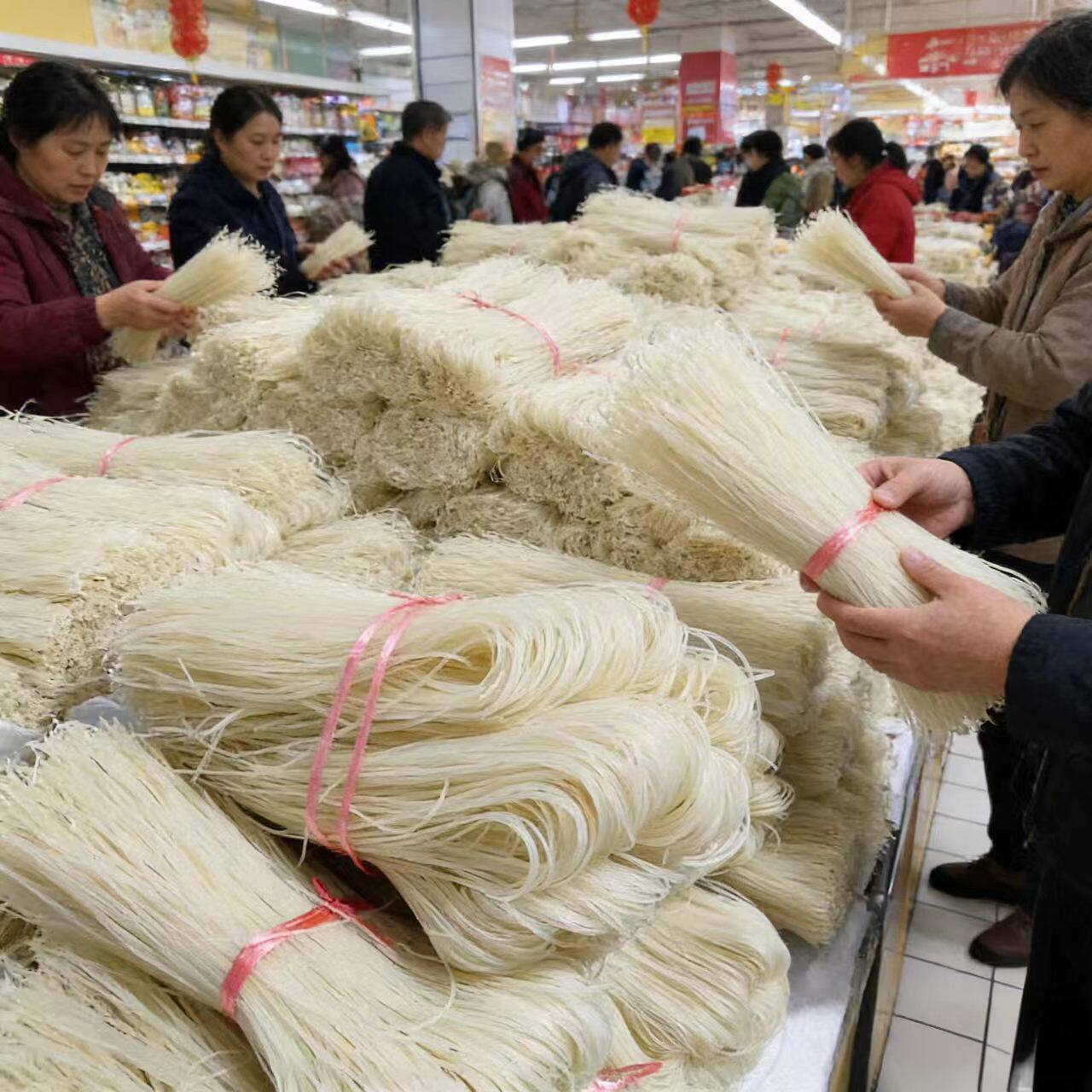 正宗江西上饶米粉玉山特产干米粉农家手工干米线铅山汤粉广丰炒粉