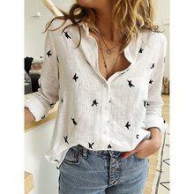 summer ladies white shirt chiffon longsleeve shirts women女