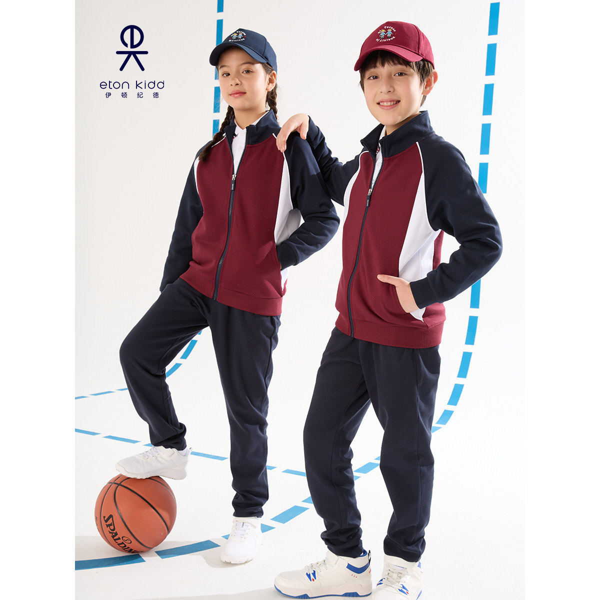 【金师附小专拍】伊顿纪德儿童装学院运动上衣男女童棒球服24Y905