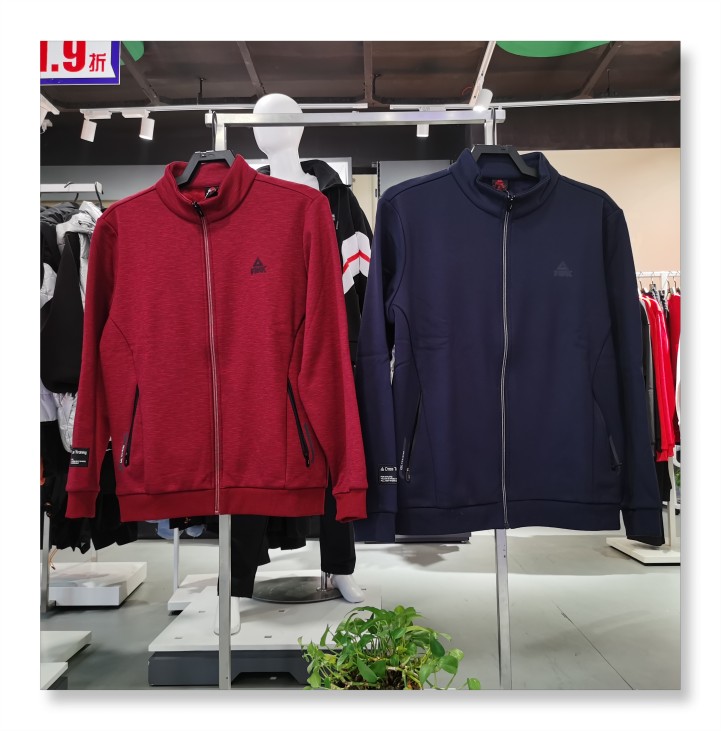 匹克综训系列针织抓毛加薄绒单衣运动休闲春款外套FA94017