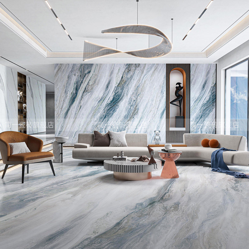 gani简一瓷砖碧海伽蓝客厅电视背景墙砖现代轻奢瓷砖墙砖