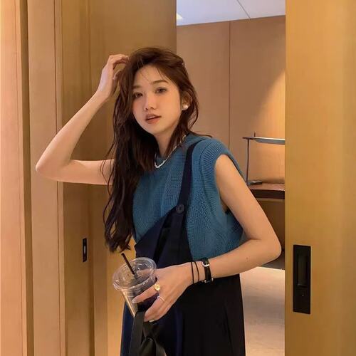 夏装大码女装东大门显瘦减龄百搭甜美气质背带裤M-XL斤