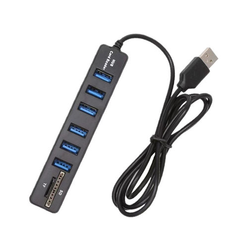 USB 2.0 splitter HUB2.0TF card/SD card reader读卡器集线器