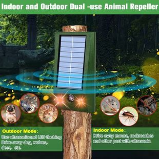 Solar powered rat repellent animal repellent太阳能驱鼠器