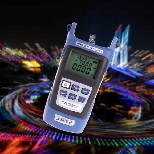 Precision Optical Power Meter Fiber Testing Tools Wiring