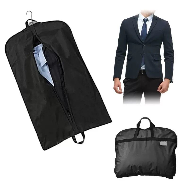 Black Coat Clothes Garment Suit Cover Bags Dustproof收纳外套