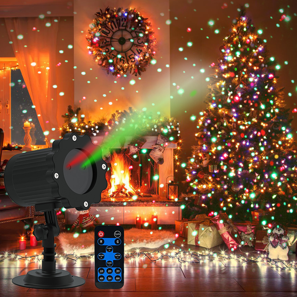 Red  green laser lights Christmas laser projection lights