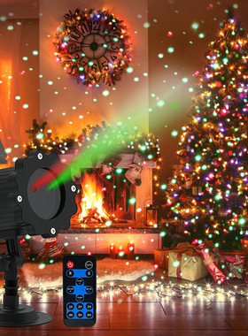 Red  green laser lights Christmas laser projection lights