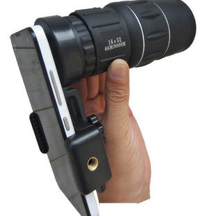 New 16x52  monocular telescope phone camera lens zoom