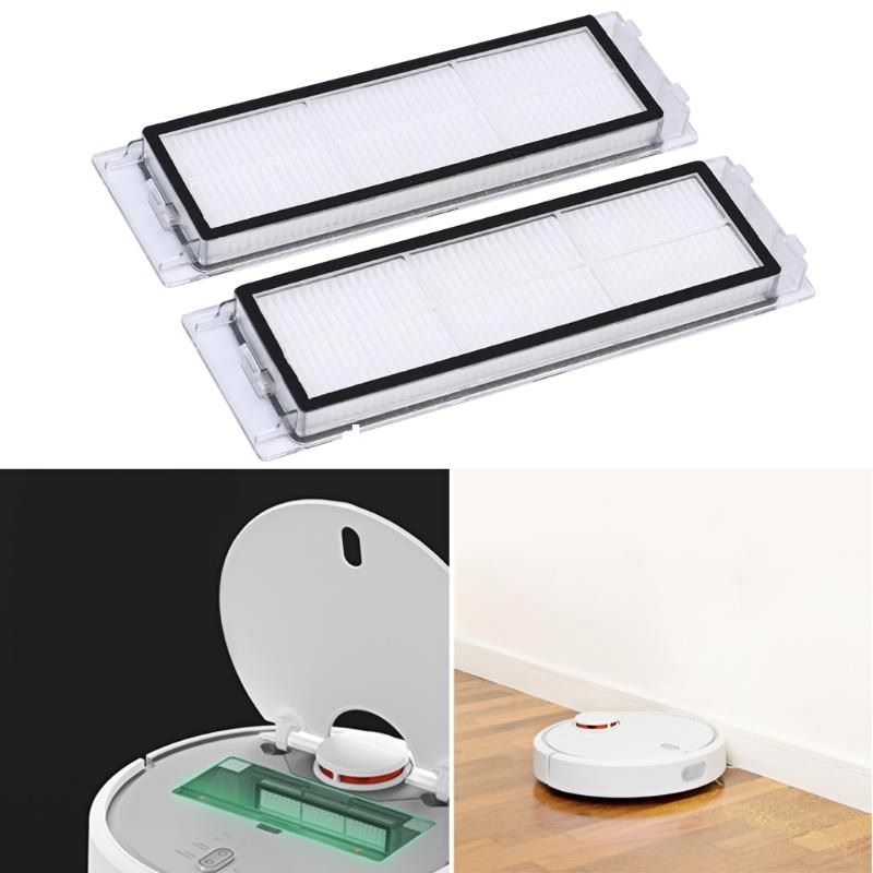 2pcs Robotic Vacuum Cleaner HEPA Filters For Xiaomi