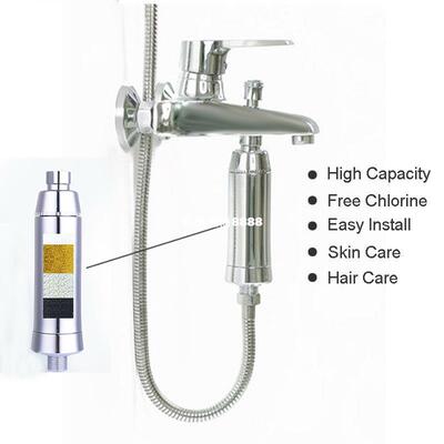New Home Water Purifier Chlorine Shower Filter Activated