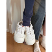 增高大头鞋 女学生秋冬轻便休闲板鞋 百搭厚底’小白鞋 许刘芒