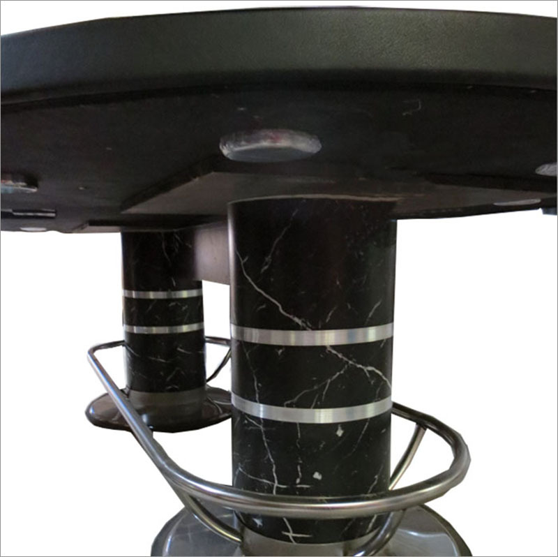 德州扑克桌圆盘脚带踩脚踏结实稳固筹码桌棋牌室娱乐台子